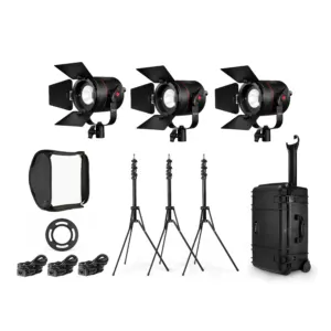 Valise d'eclairage 3 spots LED Filex P360